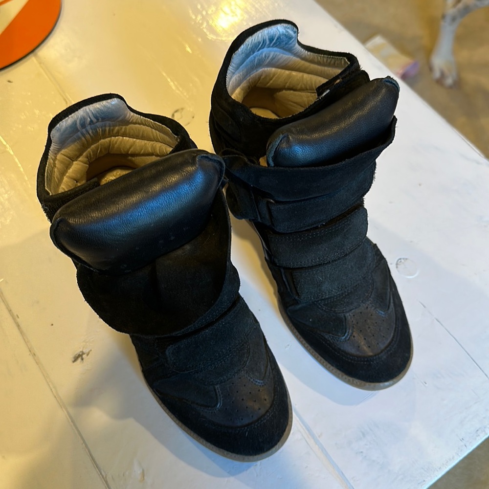 Isabel marant black wedge sneaker “Beckett”
